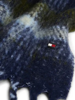 Tommy Hilfiger Th flag check wool scarf