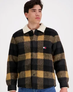 Tommy Jeans Tjm check teddy cllr paitatakki