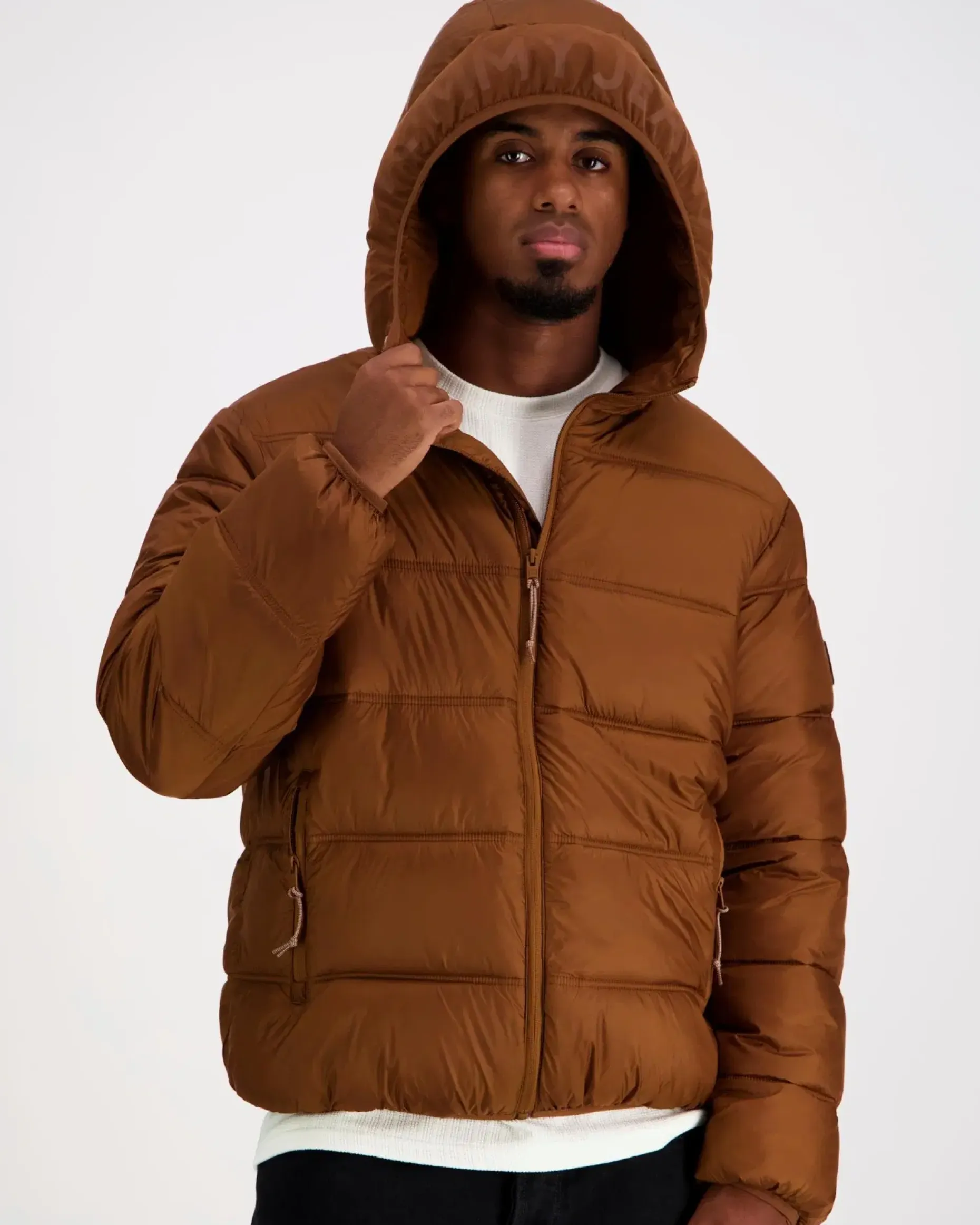 Tommy Jeans Tjm hooded logo puffer ext takki