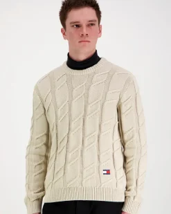 Tommy Jeans Tjm reg chunky cable knt swt neule