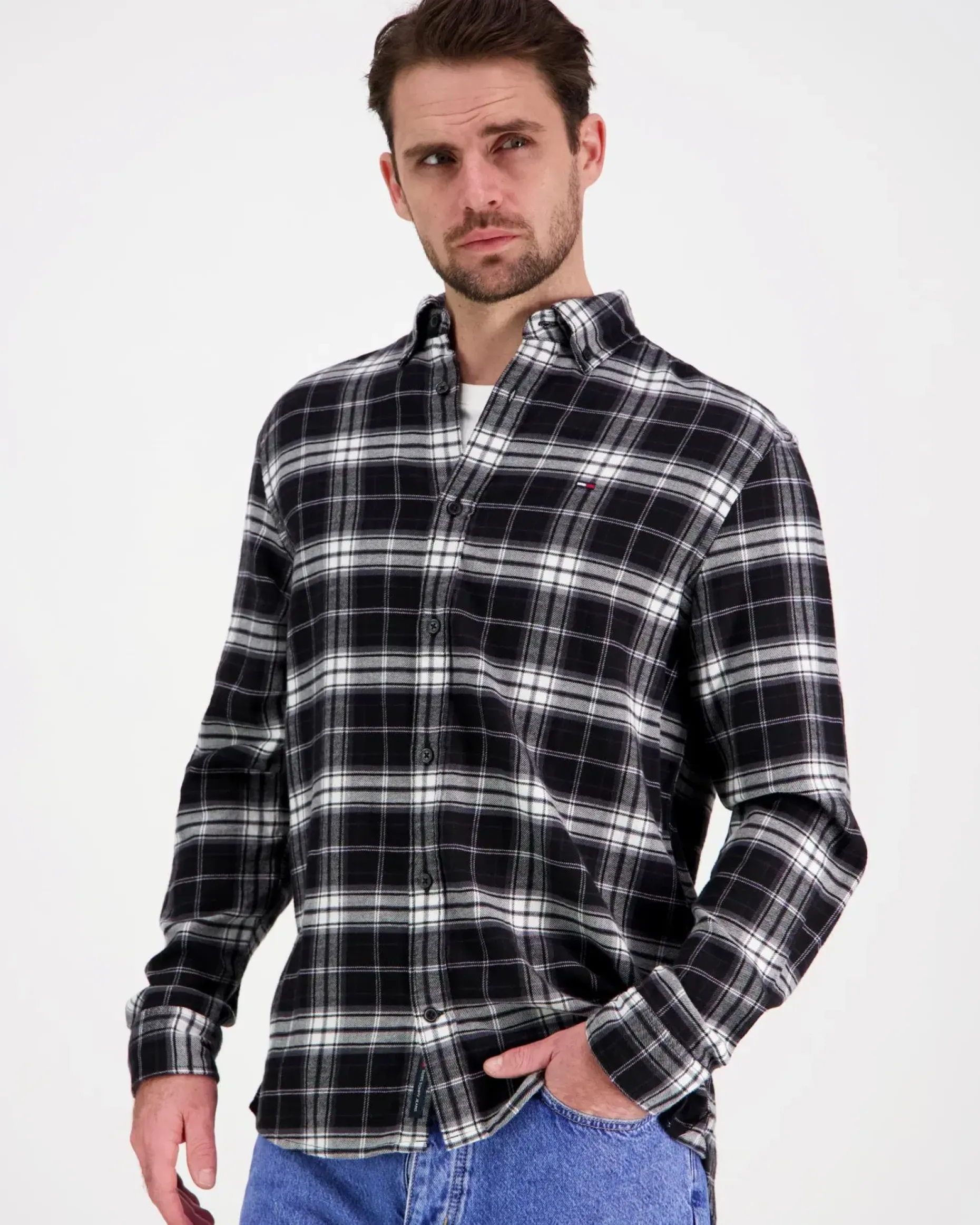 Tommy Jeans Tjm reg flannel check shirt flanellipaita