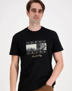 Tommy Jeans Tjm reg photo flag ss tee t-paita