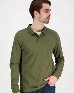 Tommy Jeans Tjm slim placket polo ls ext pitkähihainen pikeepaita