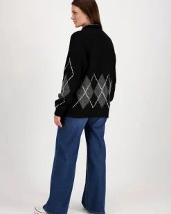 Tommy Jeans Tjw ovs argyle polo neule