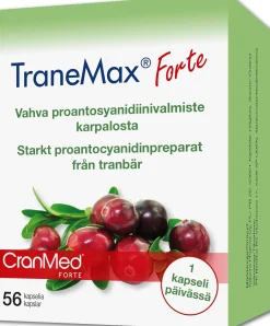 Tranemax Forte Vahva proantosyanidiinivalmiste karpalosta 56 kaps.