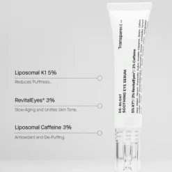 Transparent Lab De-bloat soothing eye serum silmänympärysseerumi 15 ml