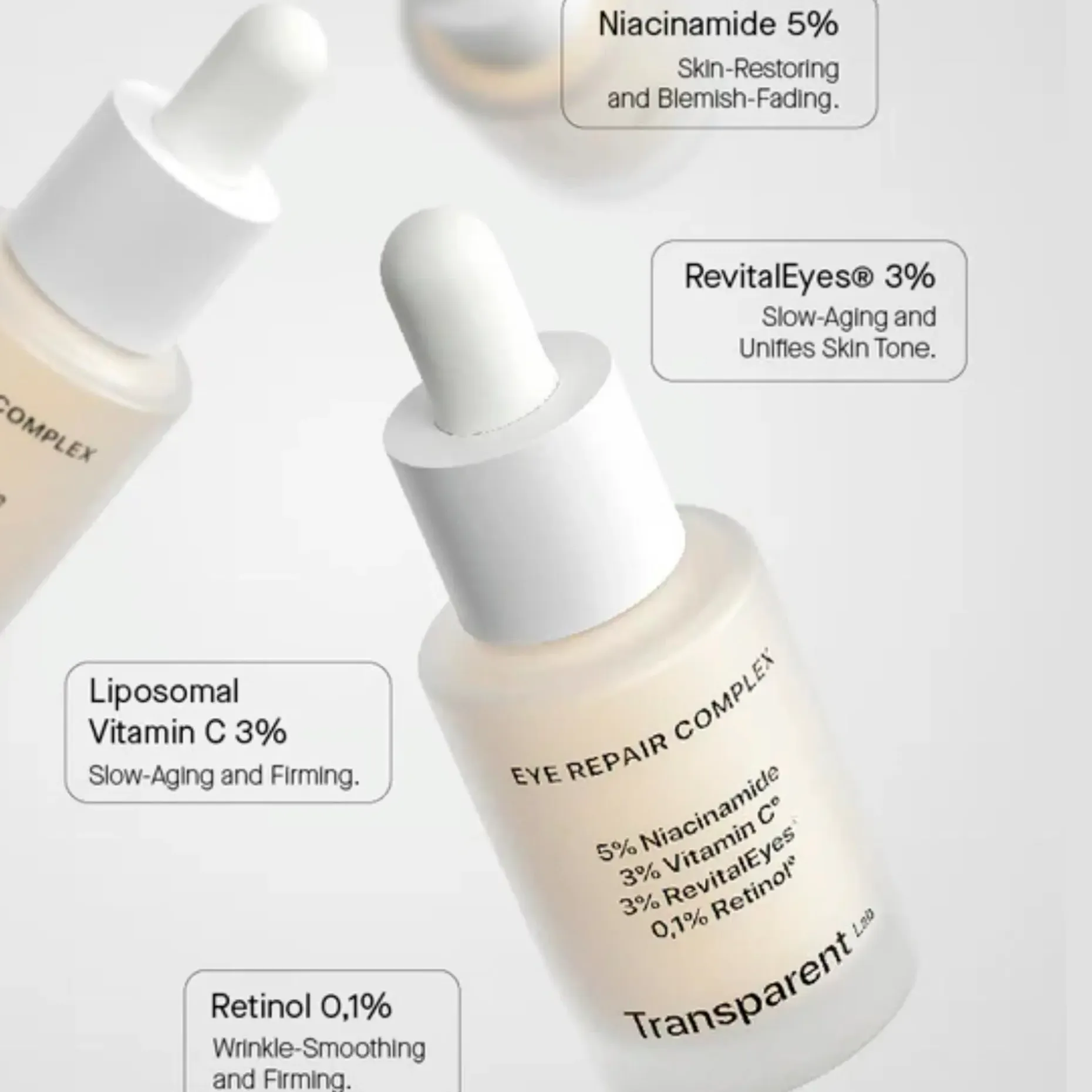 Transparent Lab Eye repair complex tehohoito silmänalusille 15 ml