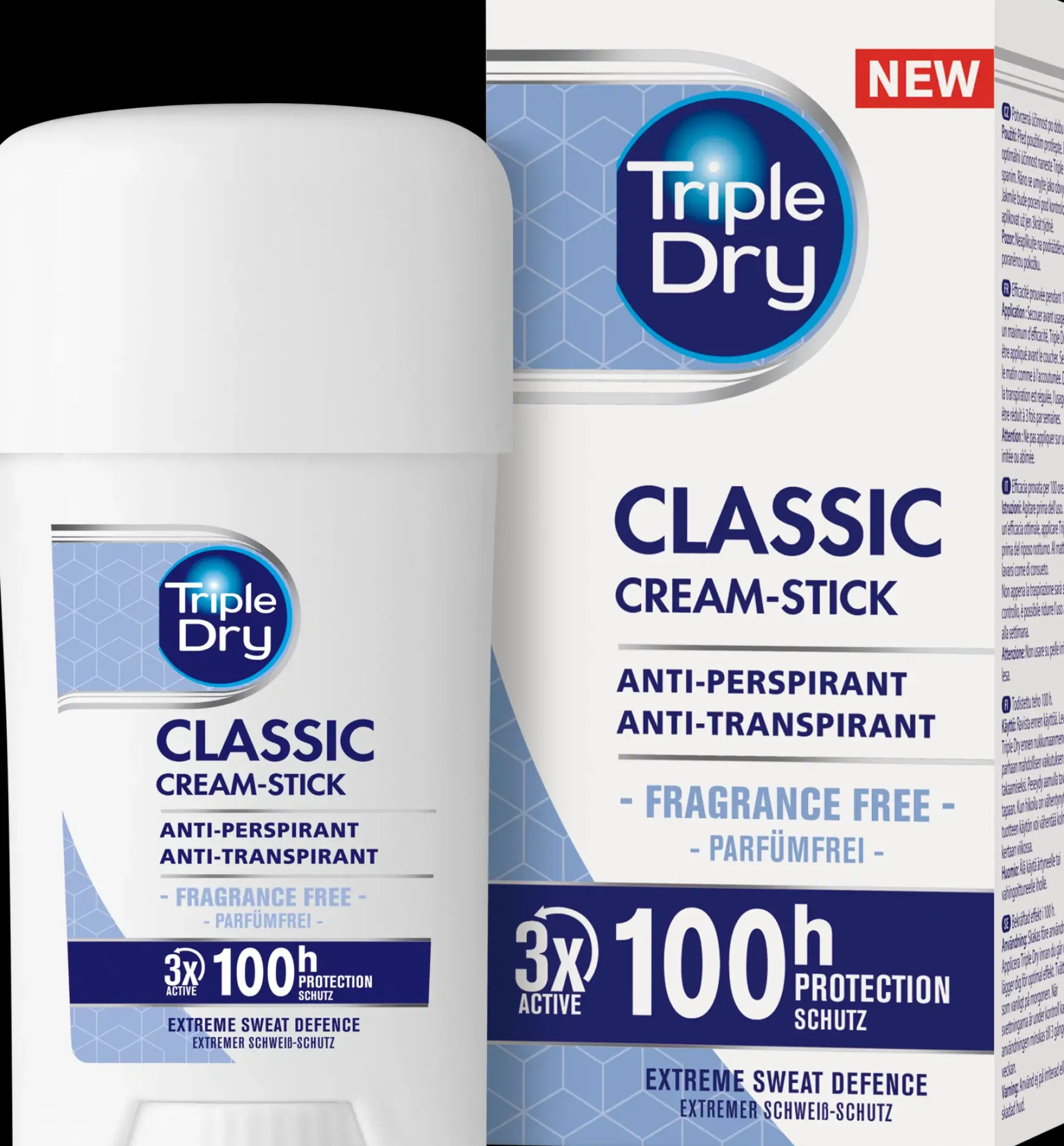 Triple Dry Classic creamstick antiperspirantti 100h 50 ml