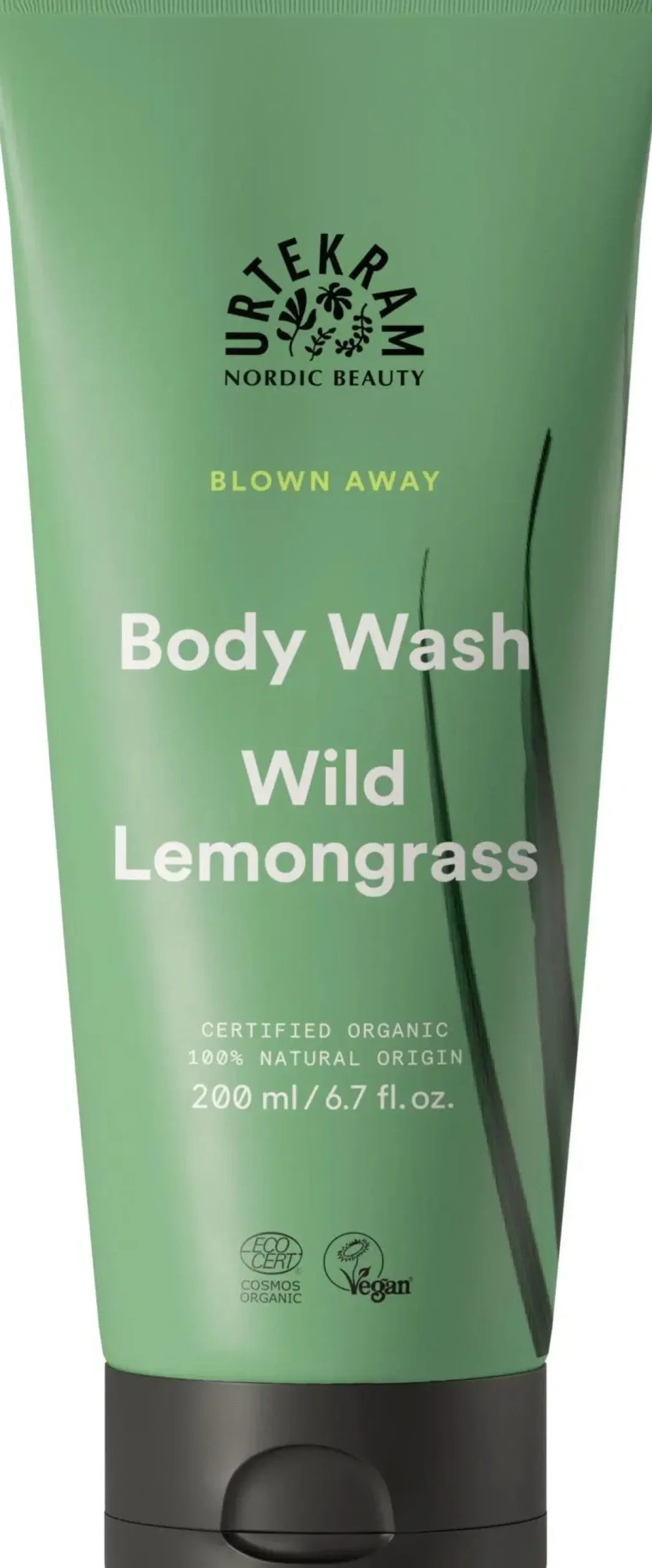 URTEKRAM Wild Lemongrass Suihkusaippua 200 ml