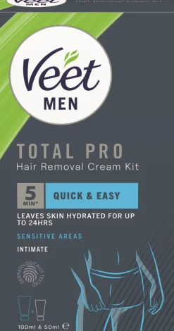 Veet Men Total Pro Ihokarvanpoistopakkaus 150ml