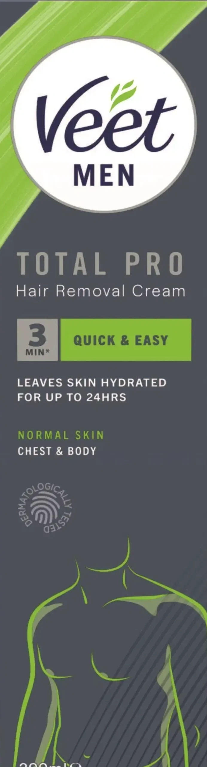 Veet Men Total Pro Normaali-iho Ihokarvanpoistovoide 200ml