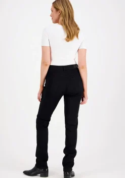 Very Nice Cara Skinny 9691 mustat super stretch Curvy fit -farkut