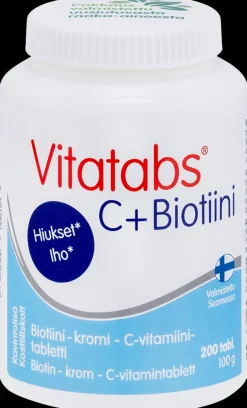 Vitatabs C + Biotiini kromi-biotiini-C-vitamiinitabletti 200 tabl