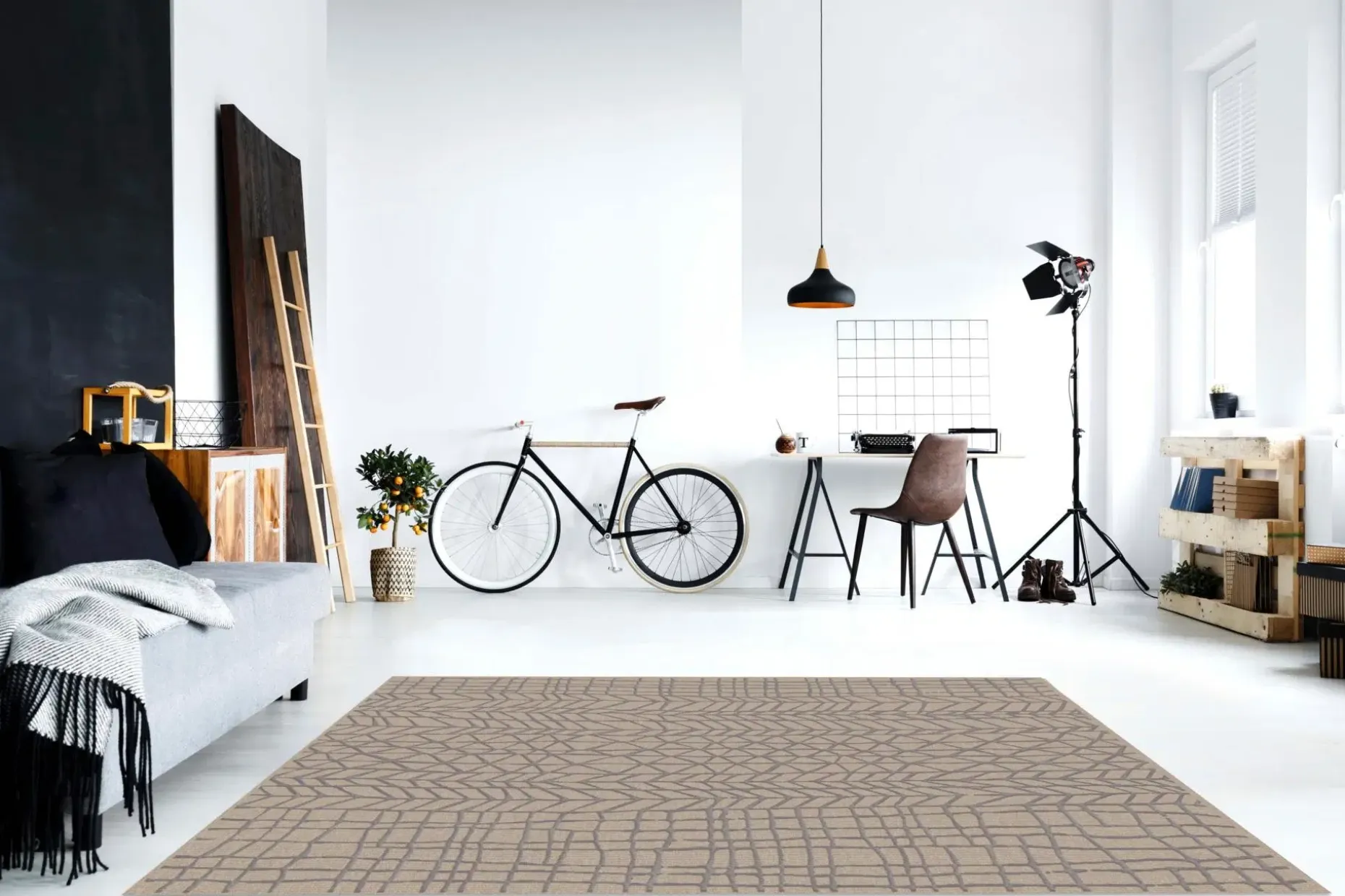 VM-Carpet Lastu villa-viskoosimatto