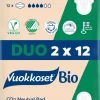 Vuokkoset Bio 2x12 kpl Normal Wings ohutside