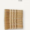 WE CARE ICON. hiuspinni 24 kpl, kulta