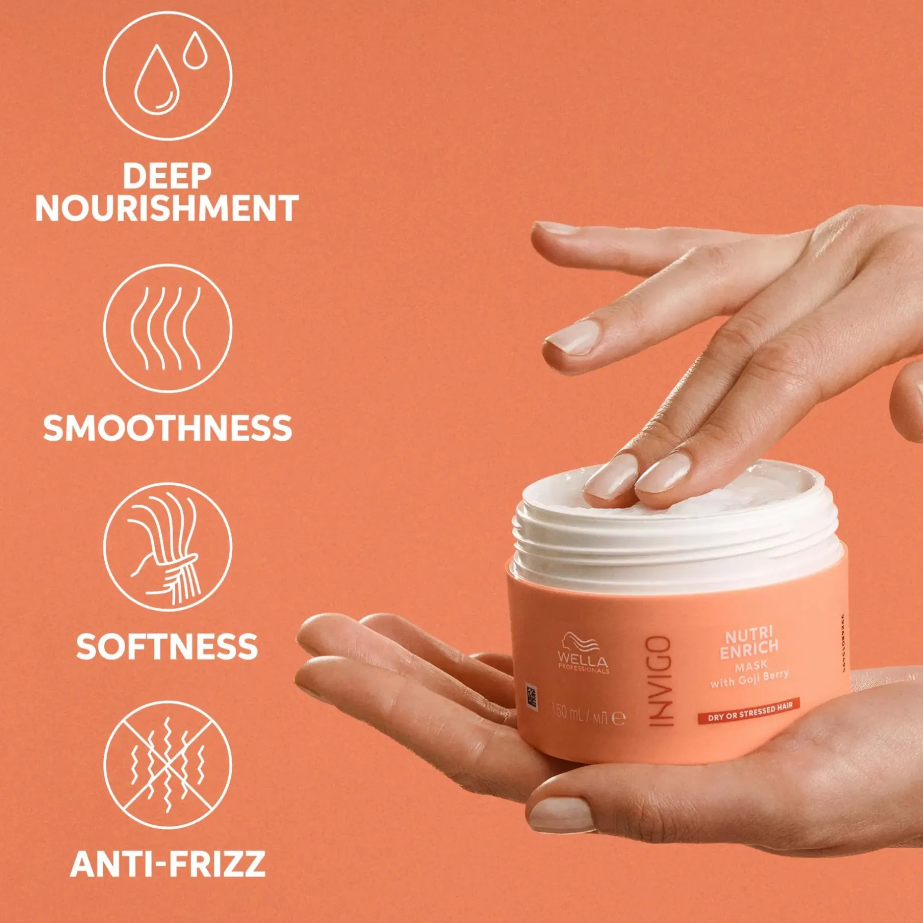 Wella Professionals Invigo Nutri Enrich Mask hiusnaamio 150 ml