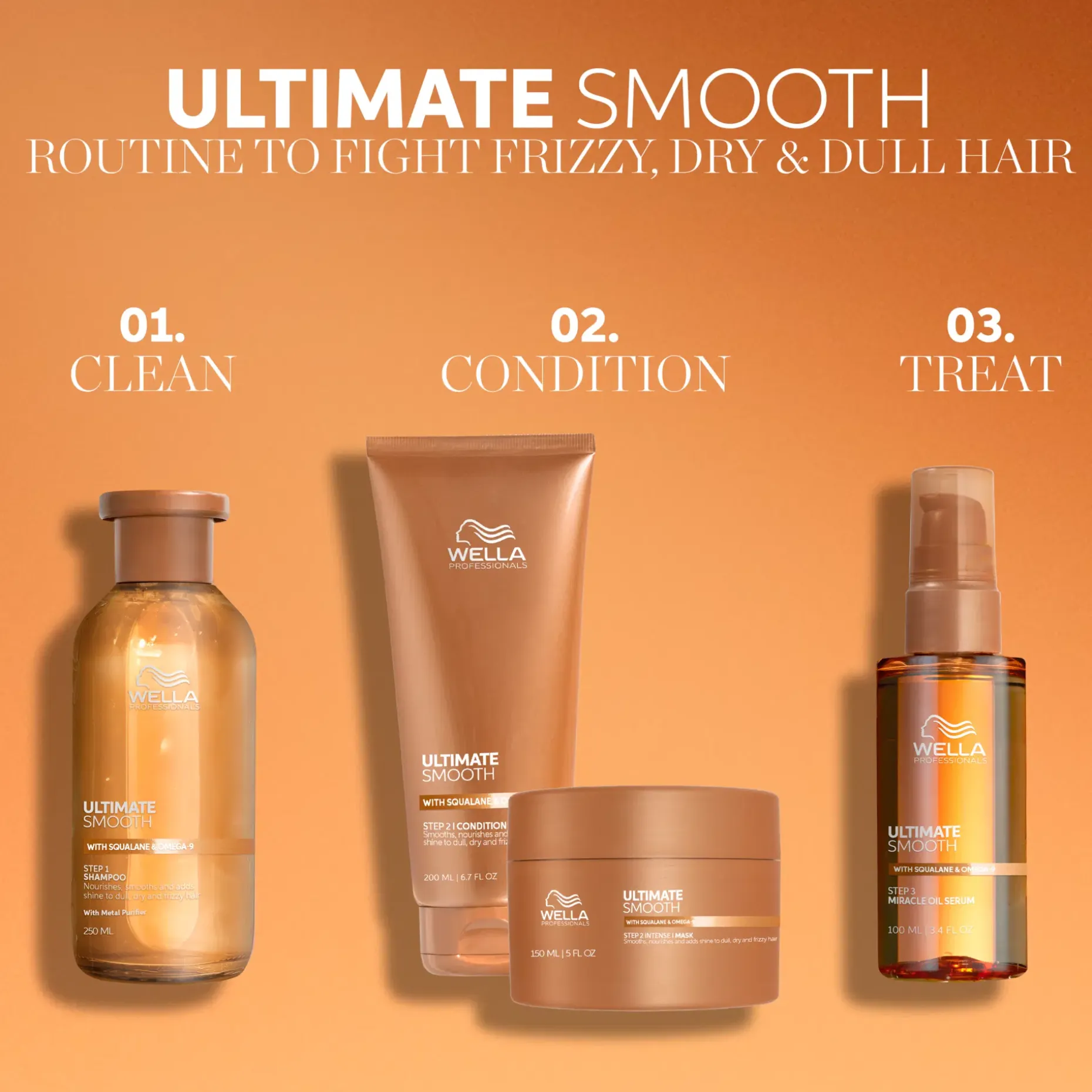 Wella Professionals Ultimate Smooth Shampoo 250ml