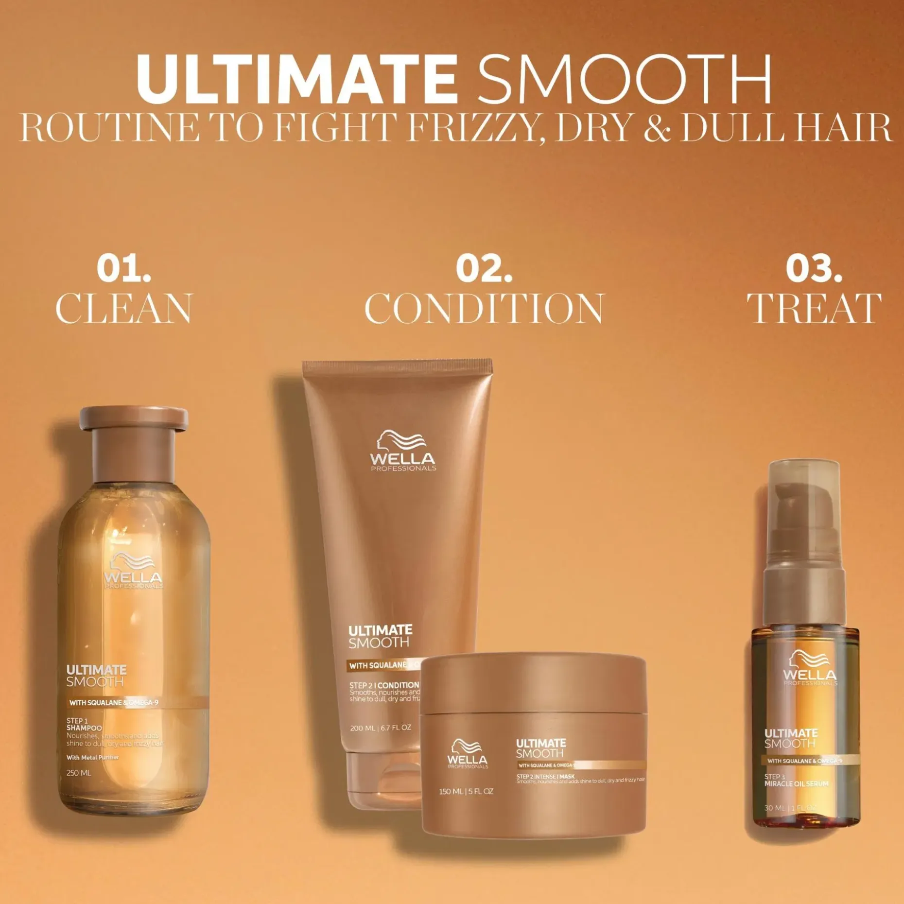 Wella Professionals Ultimate Smooth Miracle Oil Serum hiusöljy 30ml