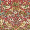 William Morris kaitaliina Strawberry thief punainen 43x160cm