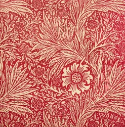 William Morris Marigold punainen lautasliina 20kpl/33cm