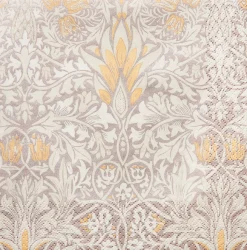 William Morris Snakeshead platina lautasliina 20kpl/33cm