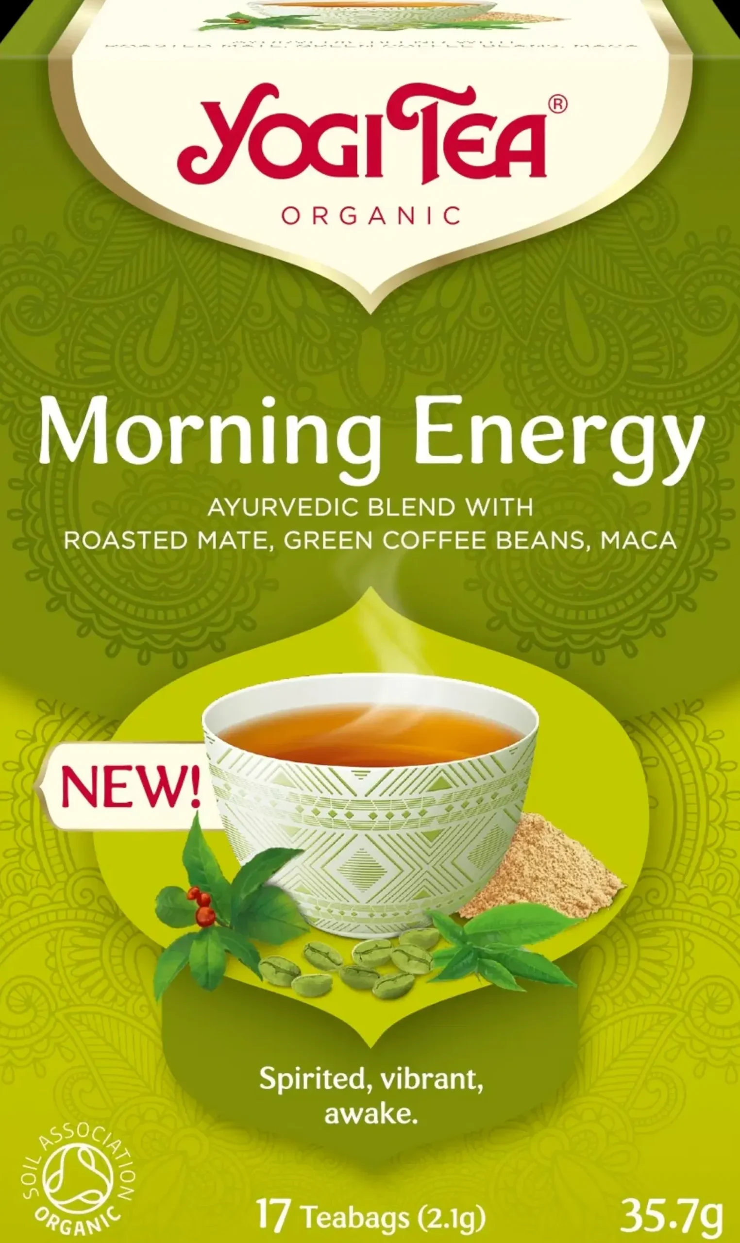Yogi Tea Luomu Morning Energy Yrtti- ja maustetee 17x2,1g
