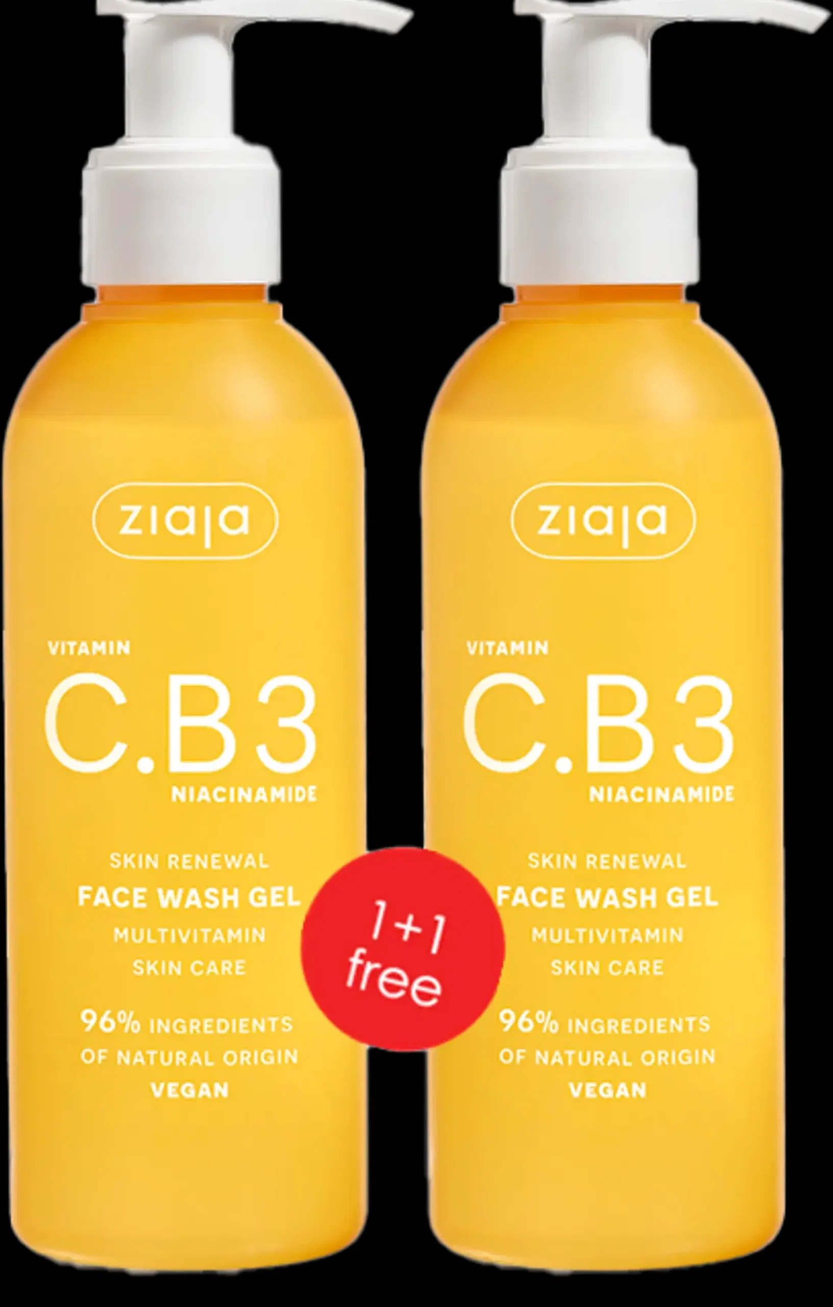 Ziaja C.B3-vitamiini puhdistusgeeli 2x190 ml