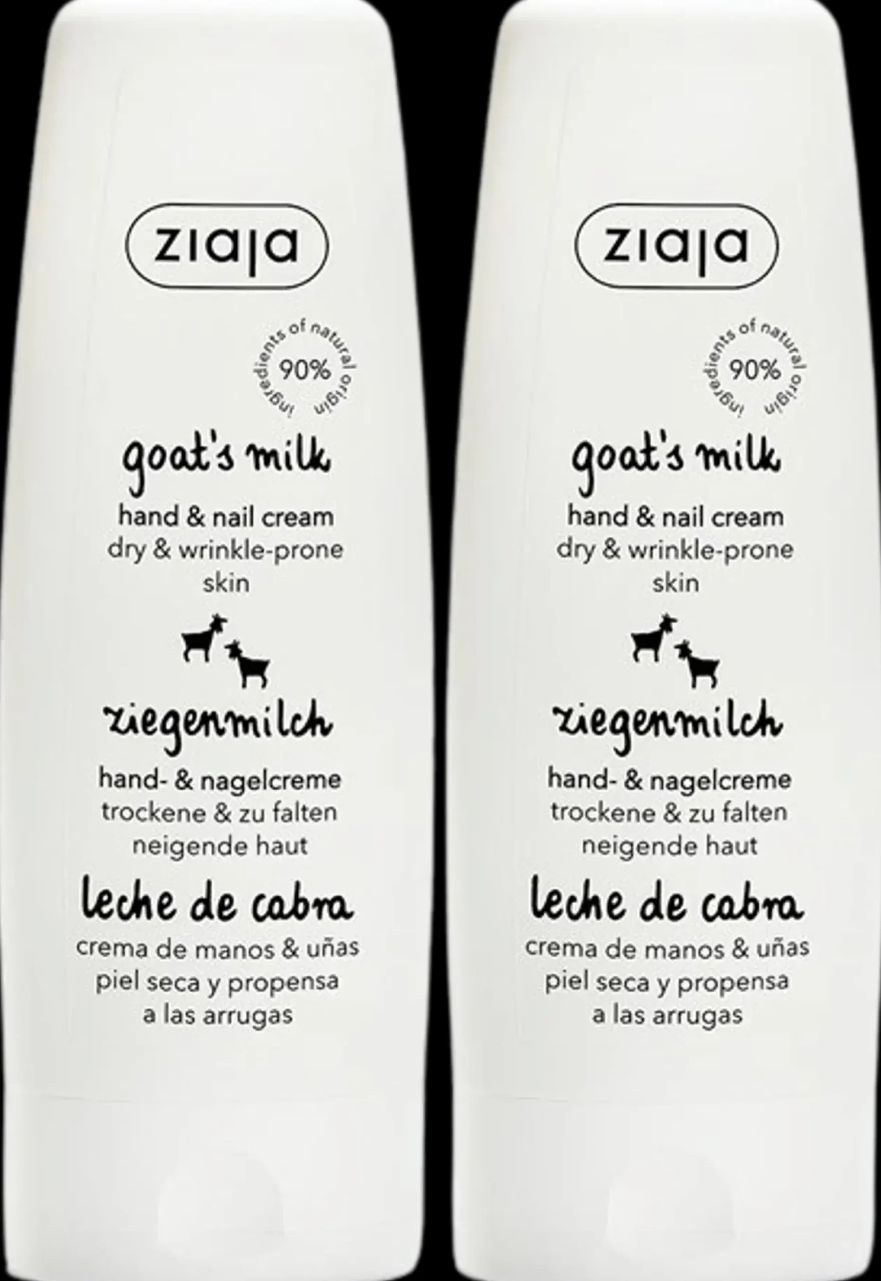 Ziaja vuohenmaito silottava käsivoide tupla 80+80ml
